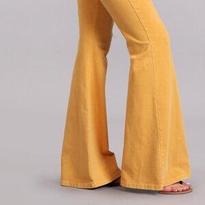 Chatoyant Mineral Wash Bell Bottoms Amber Medium